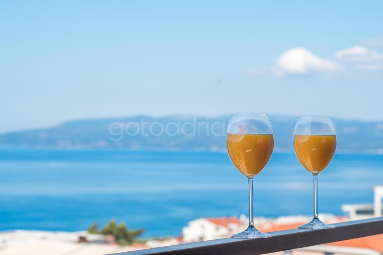 Luxury Sea View Apt Padi Via Mare Makarska Eksteriør bilde